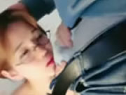 Chińska dziwka w pończochach lubi seks