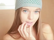 Śliczna blondynka pokusa